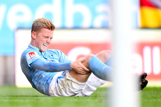 Malmö FFs Anders Christiansen ligger skadad