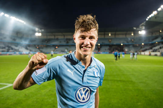 Malmö FFs Mattias Svanberg jublar
