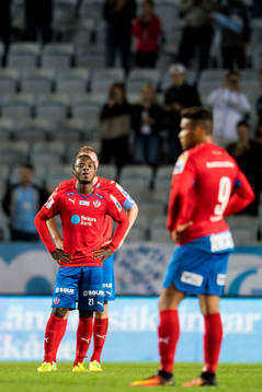 Helsingborgs Monday Samuel och Tyrell Rusike  deppar