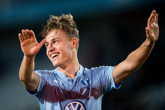 Malmö FFs Mattias Svanberg jublar