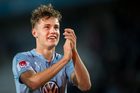 Malmö FFs Mattias Svanberg jublar