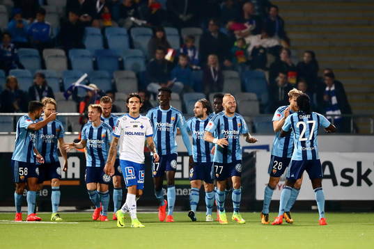 Djurgården jublar och Norrköpings David Moberg Karlsson