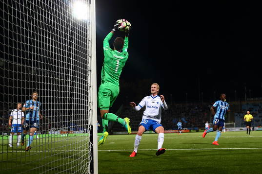 Djurgårdens målvakt Andreas Isaksson  och Norrköpings