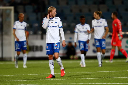 Norrköping deppar med Karl Holmberg längst fram