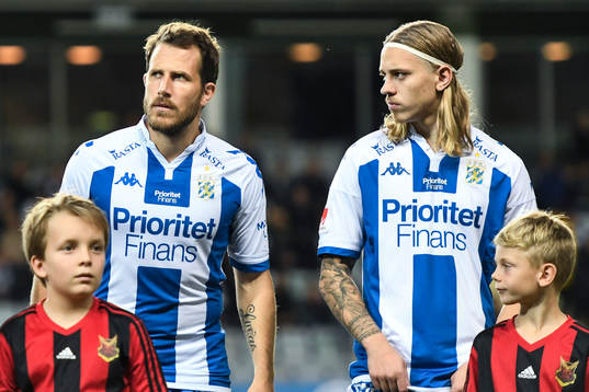 IFK Göteborgs Tobias Hysén och Elias Mar Omarsson