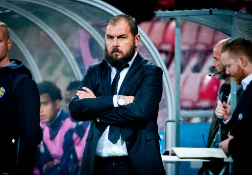 Örebros tränare Alexander Axén deppar