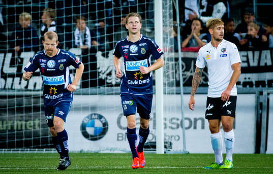 Gefles Johan Bertilsson gör 2-1