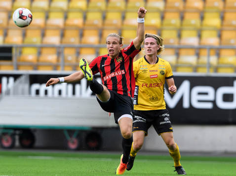 Brommapojkarnas Amadeus Sögaard och Elfsborgs Viktor
