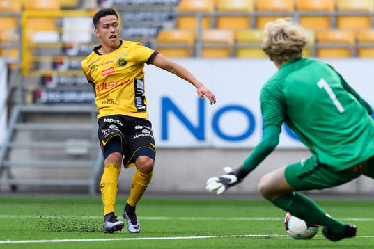 Elfsborgs Sebastian Loyola Nydén gör 1-0