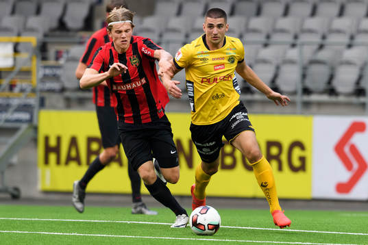 Elfsborgs Ibrahim Dresevic och Brommapojkarnas Viktor