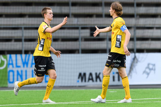 Elfsborgs Hugo Svensson jublar