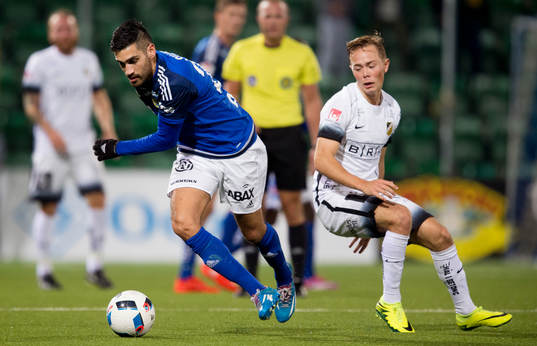 Sundsvalls Stefan Silva och Häckens Joel Andersson