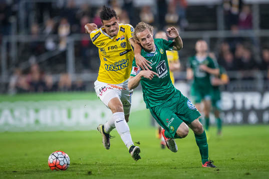 Falkenbergs Zlatan Krizanovic och Hammarbys Fredrik