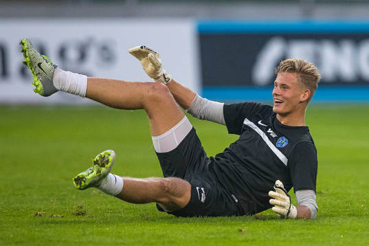 Falkenbergs målvakt Alexander Lundin
