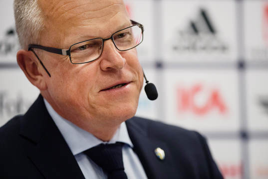 Sveriges förbundskapten Janne Andersson