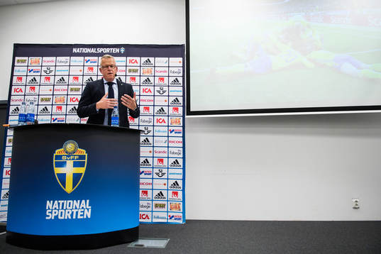 Sveriges förbundskapten Janne Andersson