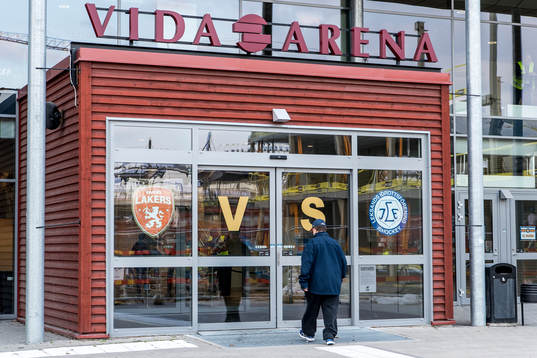 Huvudentré till Vida arena