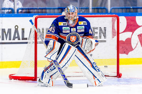 Växjös målvakt Viktor Andrén