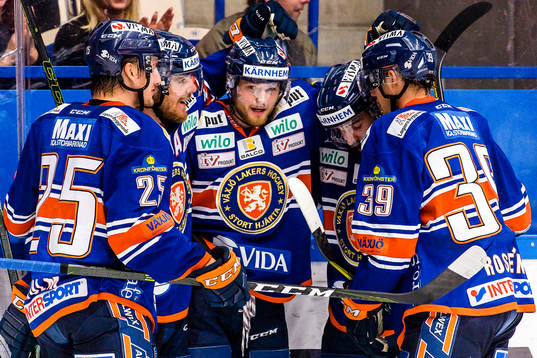 Växjös Sam Marklund jublar