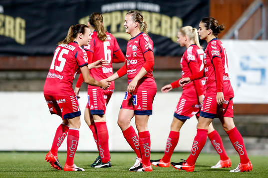 Linköpings Kristine Minde och Pernille Mosegaard Harder