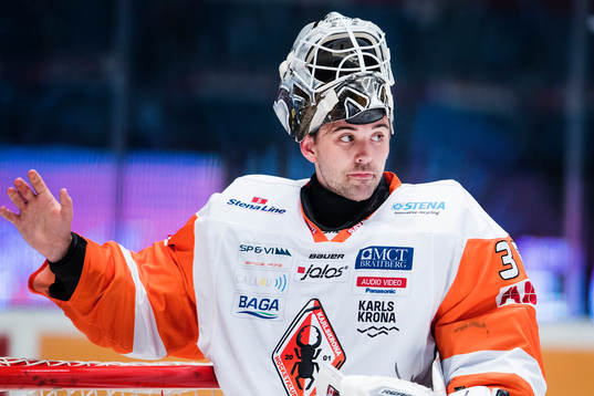 Karlskronas målvakt Johannes Jönsson