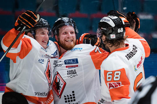 Karlskronas Marcus Paulsson, Joachim Rohdin och Daniel