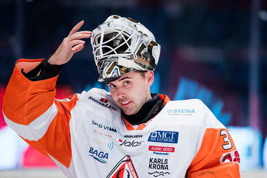 Karlskronas målvakt Johannes Jönsson