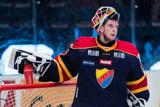 Djurgårdens målvakt Adam Reideborn