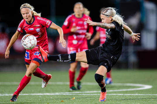 Linköpings Pernille Mosegaard Harder mot Göteborgs