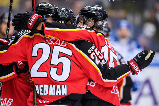 Luleås Anton Hedman jublar