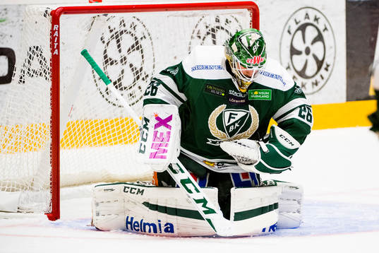 Färjestads målvakt Stefan Steen blev utbytt