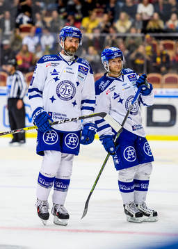 Leksands Tommi Paakkolanvaara (v) och Johan Olofsson (h)