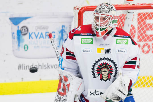 Frölundas målvakt Johan Gustafsson