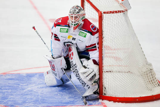 Frölundas målvakt Johan Gustafsson