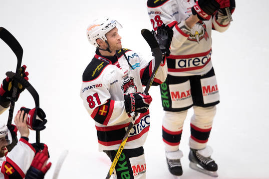 Malmö Redhawks Ilari Filppula tackar publiken
