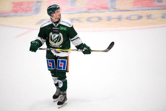 Färjestads Rasmus Asplund deppar