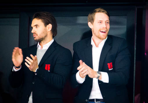 Örebros Martin Johansson och Joakim Andersson jubel