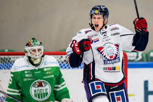Linköpings Emil Kristensen jublar
