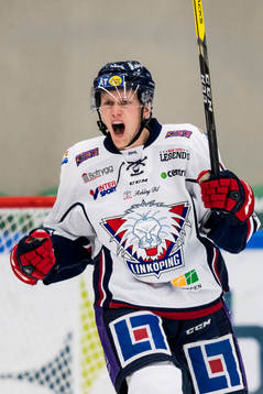 Linköpings Emil Kristensen jublar