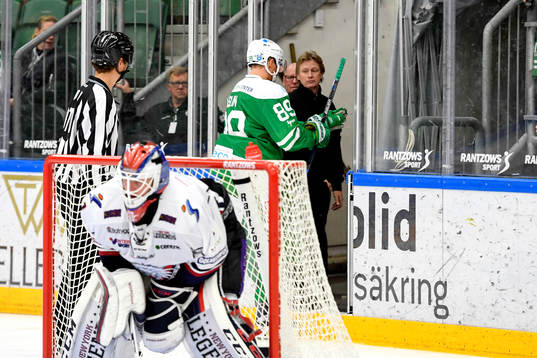 under ishockeymatchen i SHL mellan Rögle och Linköping