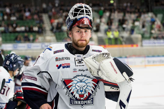 Linköpings målvakt Marcus Högberg