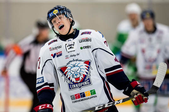 Linköpings Vilmos Gallo deppar