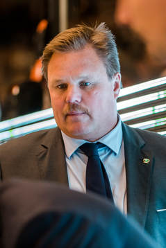 Färjestads Tränare Leif Carlsson