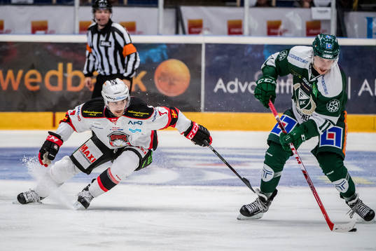 Malmö Redhawks Nils Andersson och Färjestads Joakim