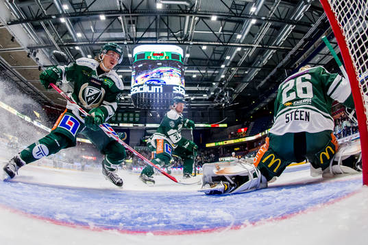 Färjestads Joakim Nygård, Magnus Nygren och målvakt