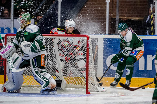 Färjestads målvakt Stefan Steen Malmö Redhawks Frederik