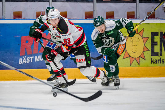 Malmö Redhawks Fredrik Händemark och Färjestads Rasmus