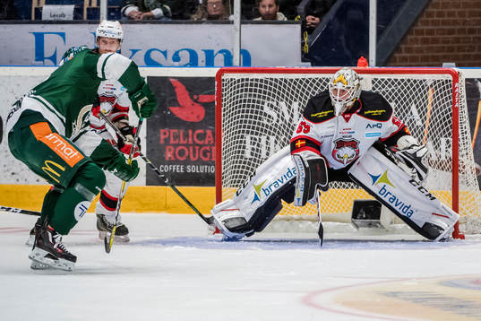 Malmö Redhawks målvakt Oscar Alsenfelt