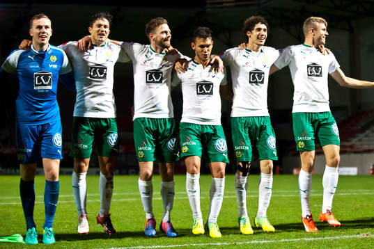 Hammarbys Ögmundur Kristinsson, David Boo Wiklander, Arnor