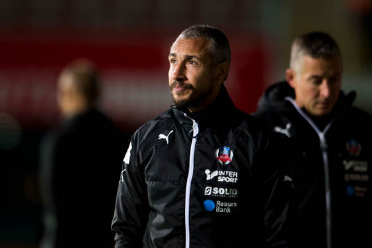 Helsingborgs manager Henrik Larsson